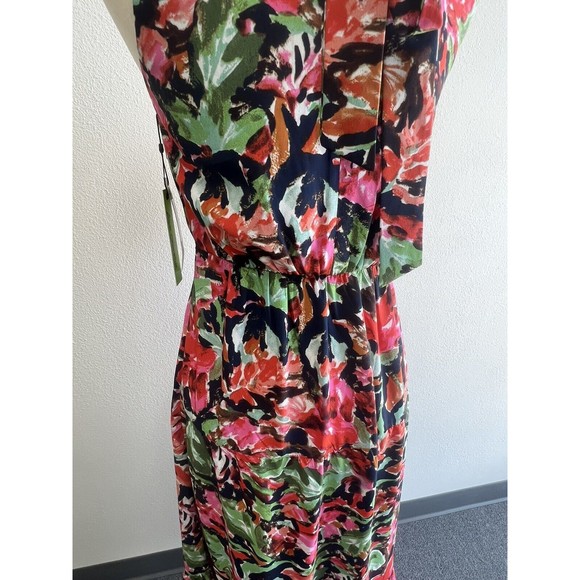 Sam Edelman High Neck Watercolor Dress Multicolor Size 2 NEW - Picture 8 of 10